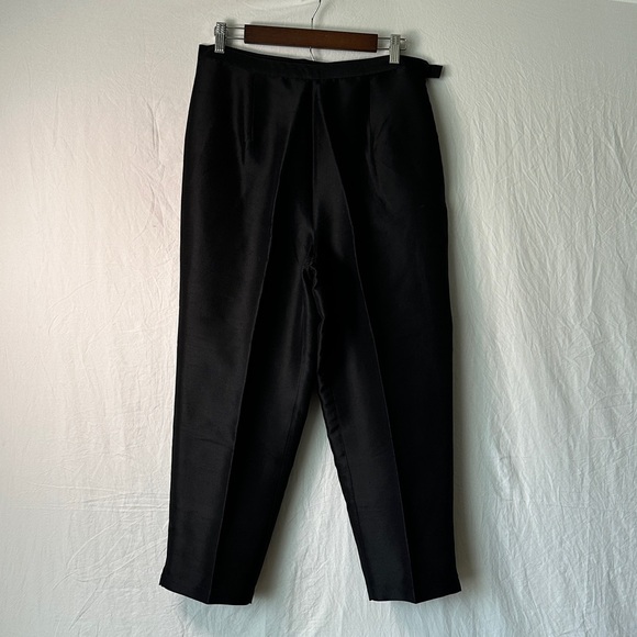 SilkLand Pants - SilkLand Elegant Black Dress Pants
